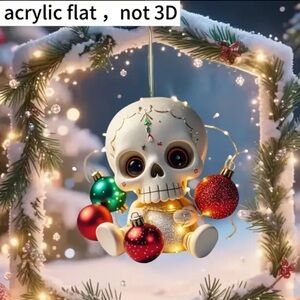 Decorating Skeleton Ornament